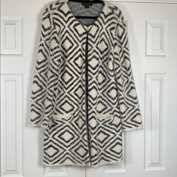 august silk Sweaters - August silk XL eyelash long cardigan